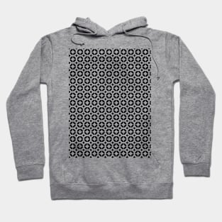 Seamless Pattern IV Black and White Hoodie